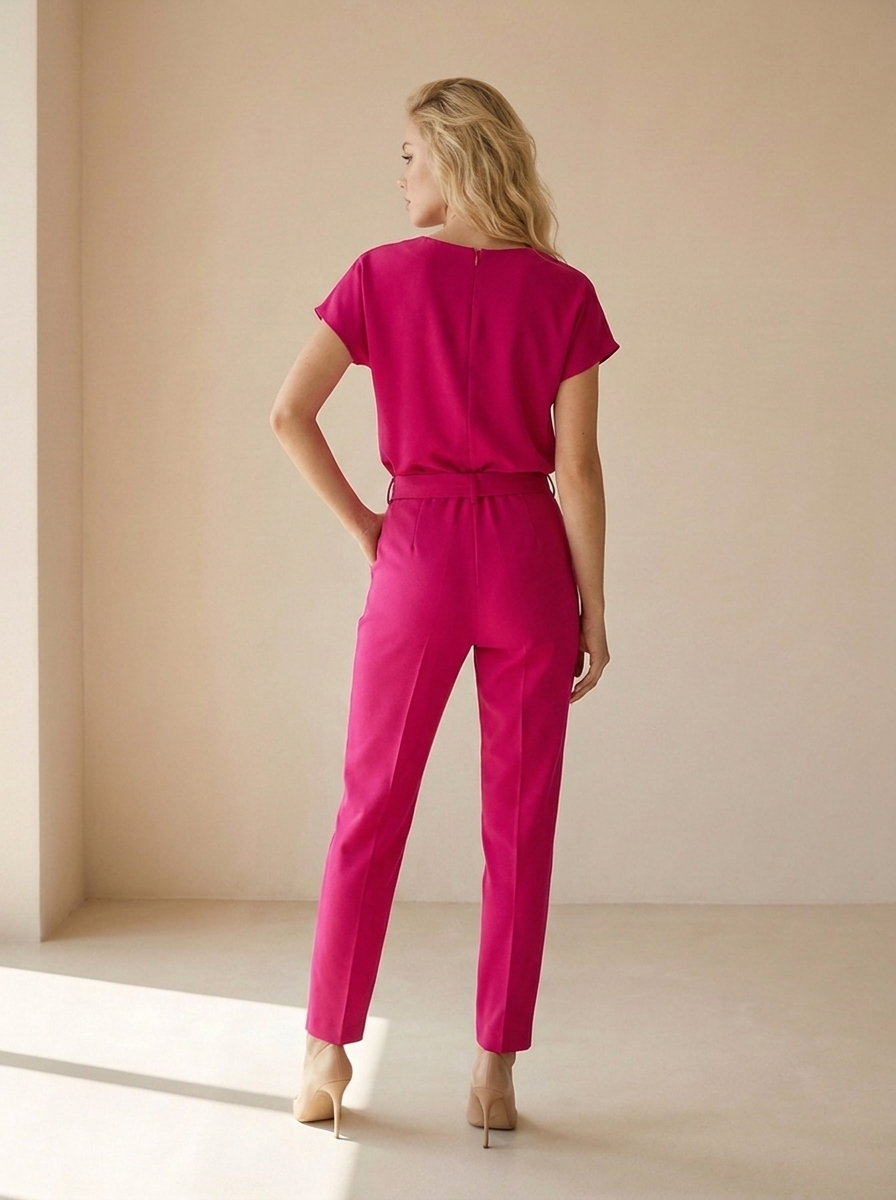 Vivienne | Combinaison Élégante Avec Ceinture À Nouer