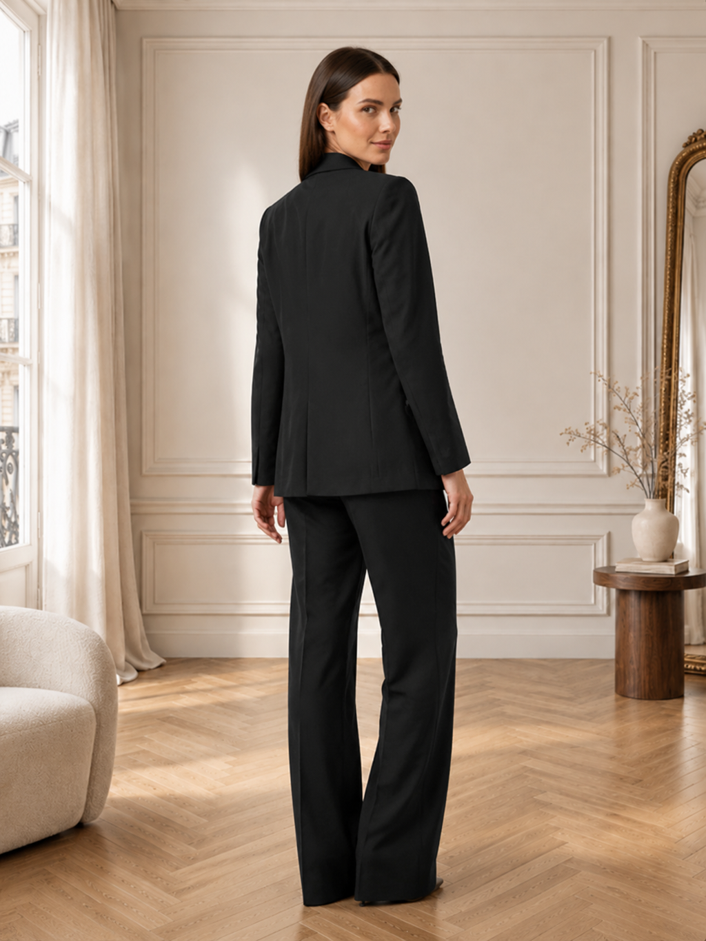 Solène | Ensemble Tailleur Blazer Et Pantalon