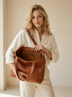 Isabella | Grand Sac Cabas En Cuir Pour