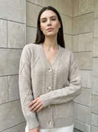 Aurélie | Cardigan En Maille Boutonné
