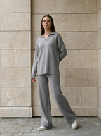 Éléa | Ensemble Décontracté à Pantalon Large