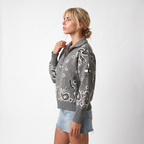 Juliette | Cardigan Zippé Oversize Imprimé Paisley