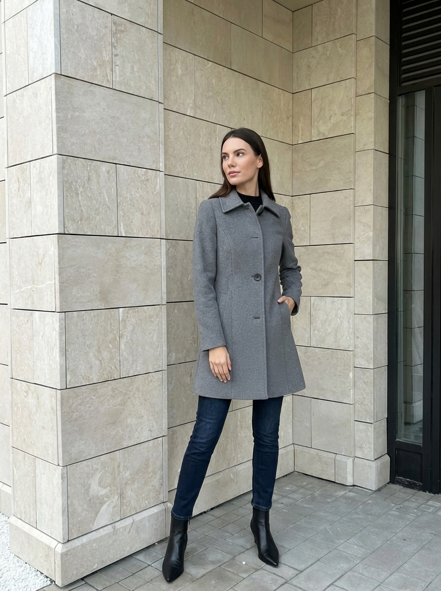 Amélie | Manteau Court Structuré