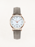 Constance | Montre Bracelet Cuir Cadran Classique