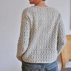 Delphine | Pull Col Bateau en Tricot Texturé