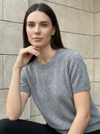 Clara | Pull Léger en Maille à Manches Courtes
