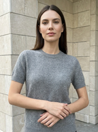 Clara | Pull Léger en Maille à Manches Courtes