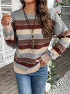 Louison | Pull Rayé Col Rond Coupe Ample