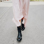 Constance | Bottines Lacées en Cuir