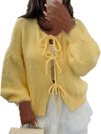 Léonie | Cardigan À Nouer