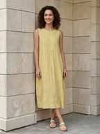 Elodie | Robe Midi Sans Manches