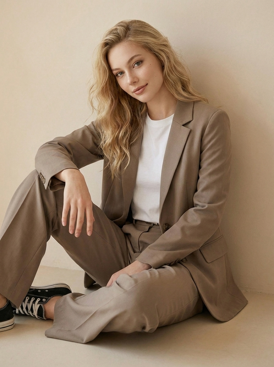Aurelia | Ensemble Blazer Et Pantalon