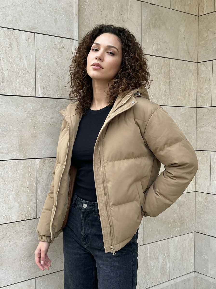 Alizée | Doudoune Courte À Capuche