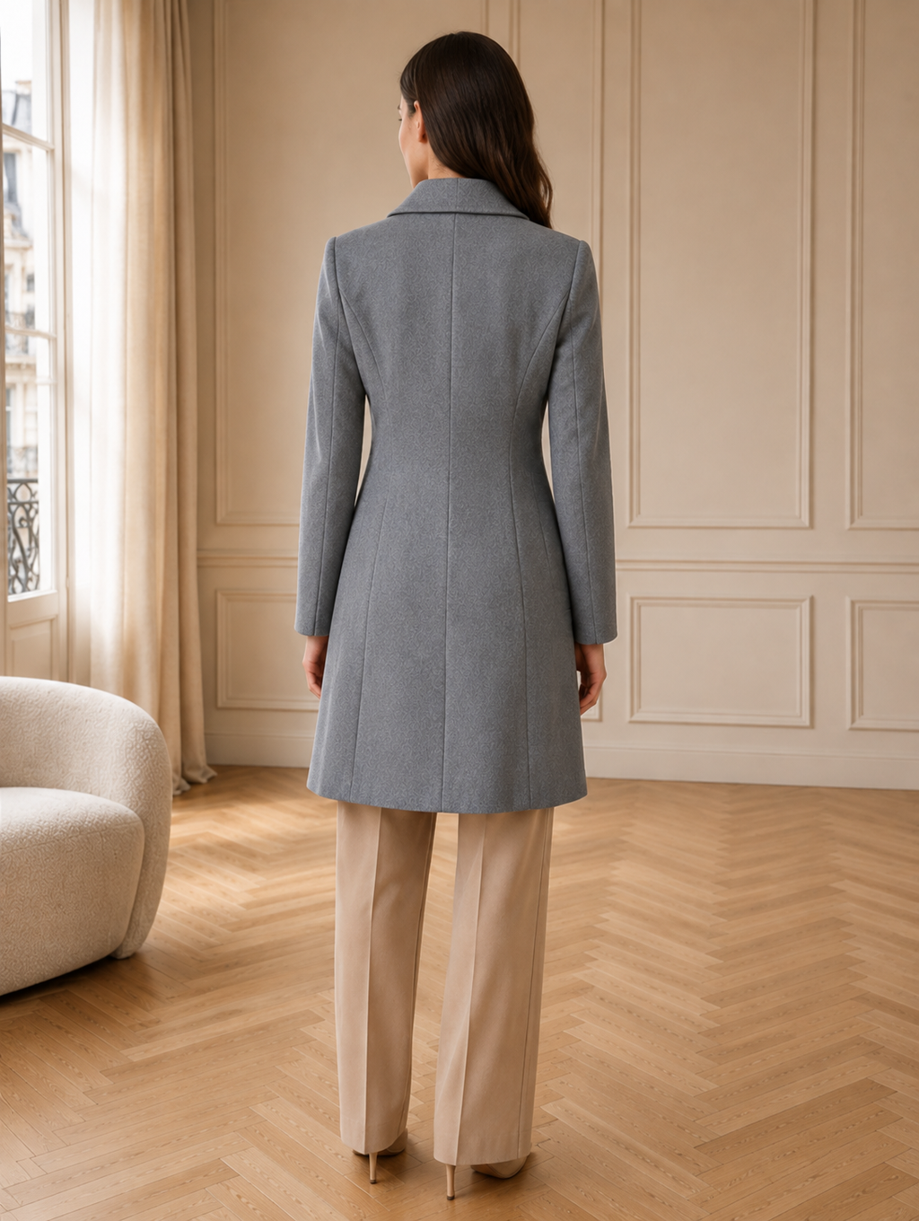 Élise | Manteau Court Cintré