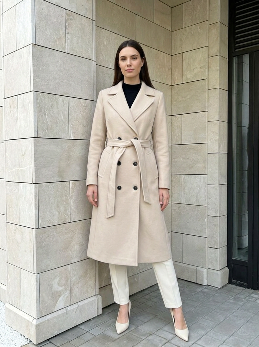Elvire | Manteau Long Croisé