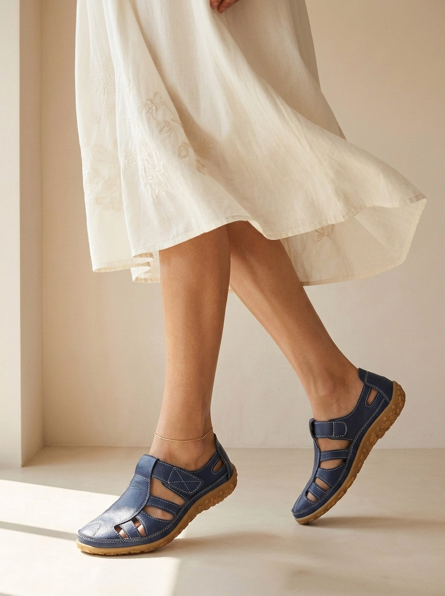 Clara | Chaussures Orthopédiques En Cuir À Enfiler