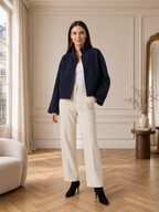 Maëlle | Veste Courte À Col Montant