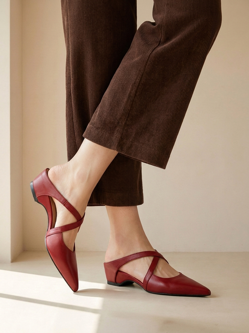 Aria | Mules Élégantes À Bride Croisée