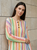 Aurélie | Pull Décontracté à Motifs Patchwork