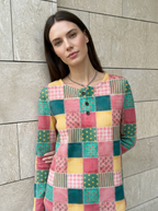 Aurélie | Pull Décontracté à Motifs Patchwork