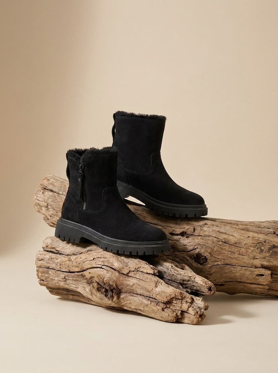 Elara | Bottines Fourrées Zippées