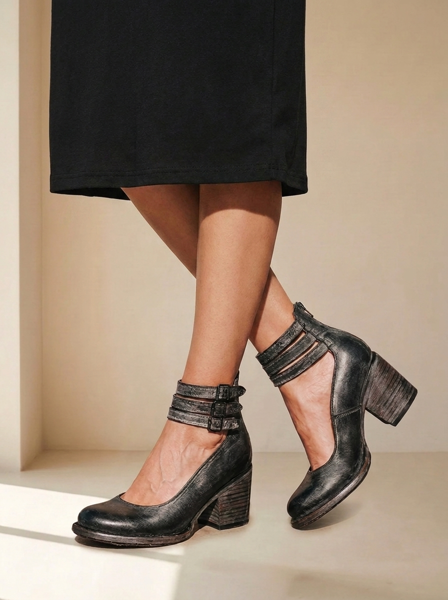 Aubrey | Bottines À Talon Bloc