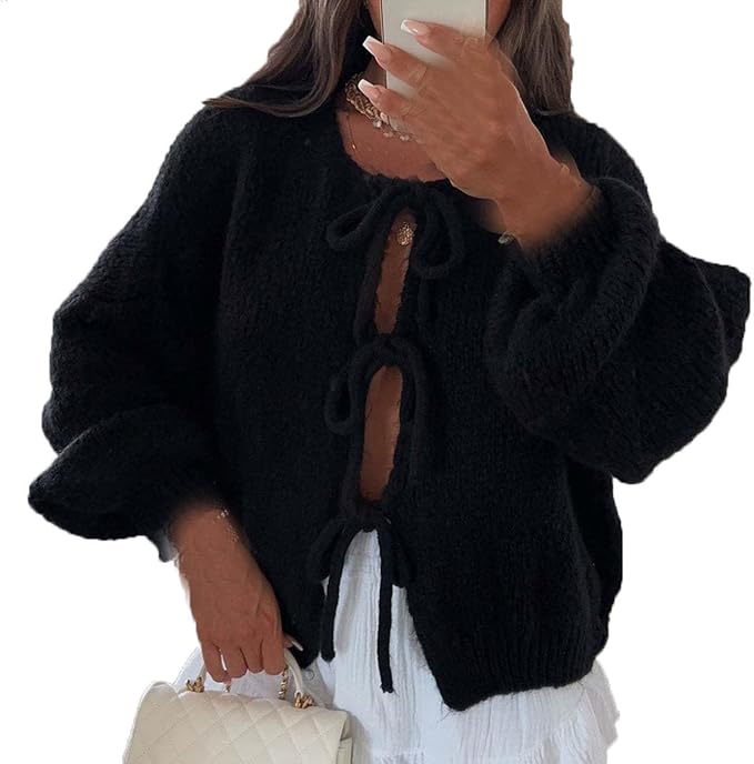 Léonie | Cardigan À Nouer