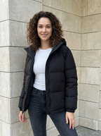 Alizée | Doudoune Courte À Capuche