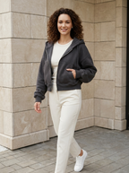 Élodie | Sweat à Capuche Oversize Zippé