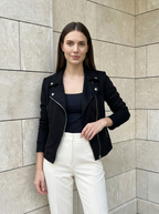 Amélia | Veste Biker Cintrée