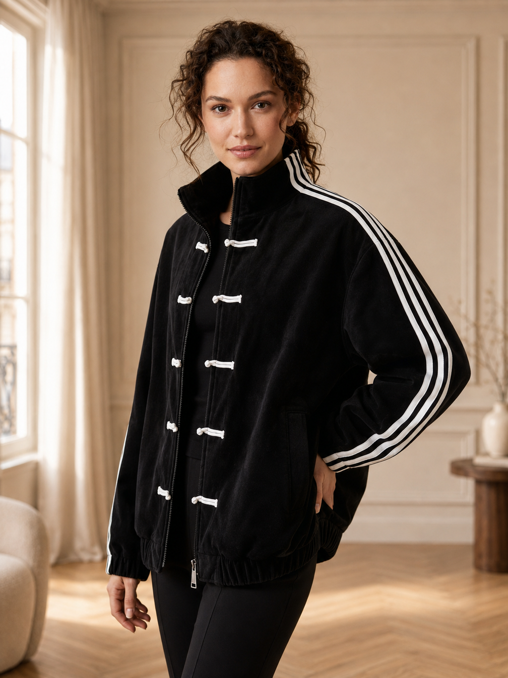 Yséa | Veste Sport Rétro À Rayures