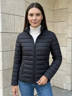 Camille | Veste Matelassée Légère à Col Montant