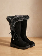 Rosalie | Bottes Hautes Bordure Fausse Fourrure