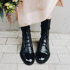 Constance | Bottines Lacées en Cuir