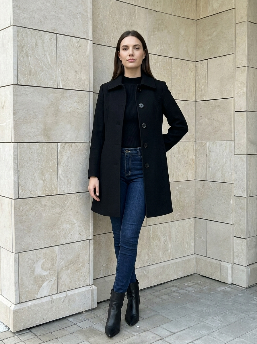 Amélie | Manteau Court Structuré