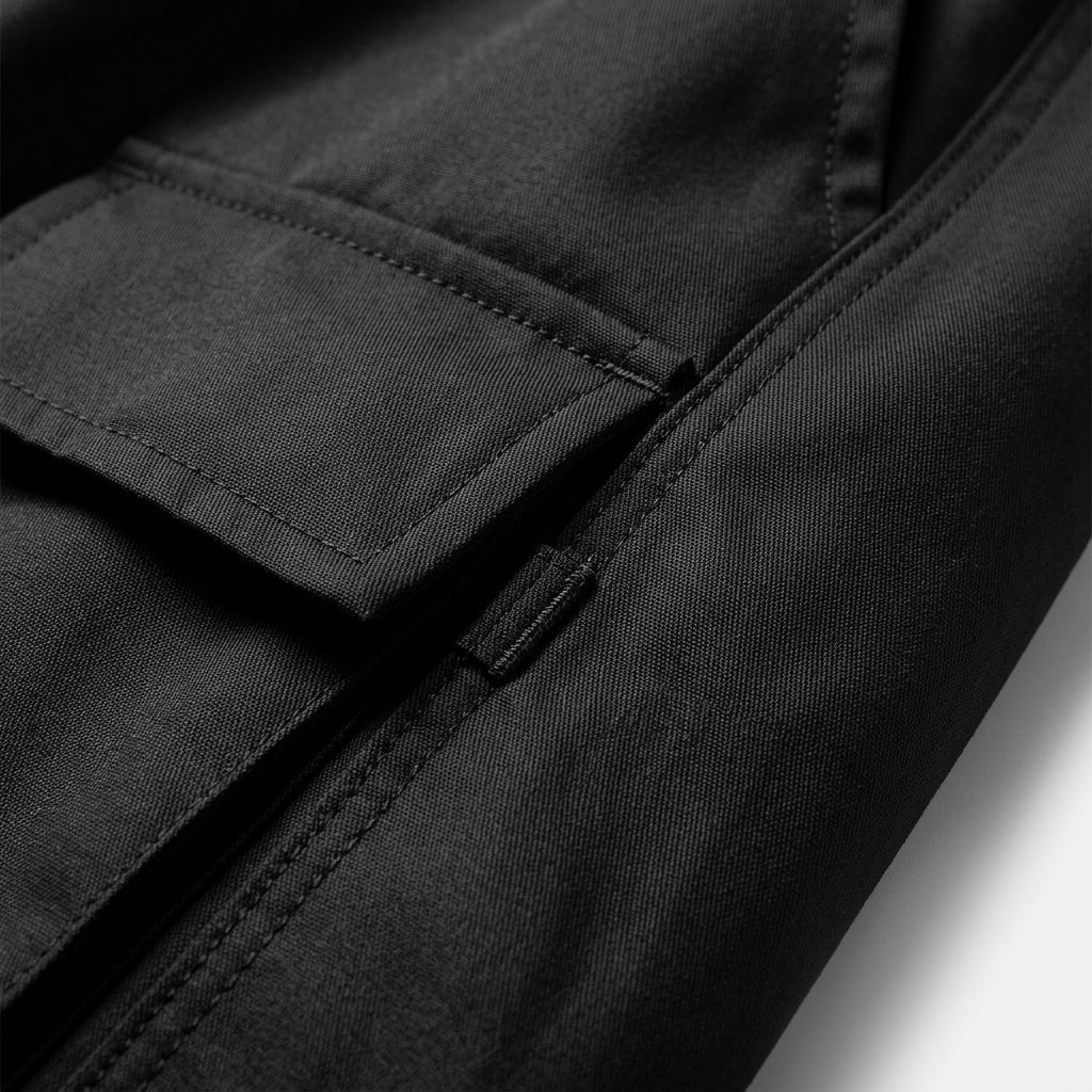 Solène | Pantalon Cargo en Coton Ceinture Cordon