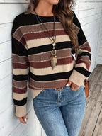 Louison | Pull Rayé Col Rond Coupe Ample