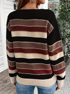 Louison | Pull Rayé Col Rond Coupe Ample