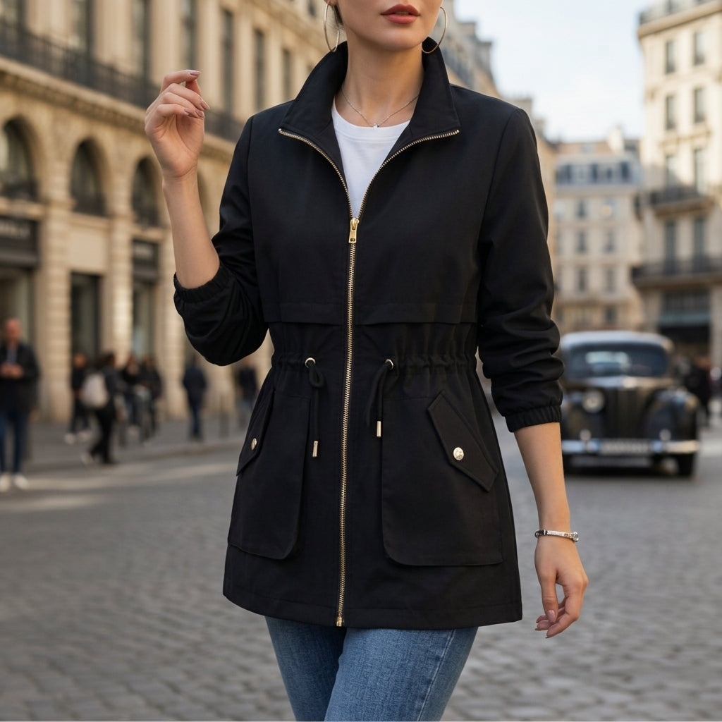 Valentine | Veste Zippée Cintrée en Coton