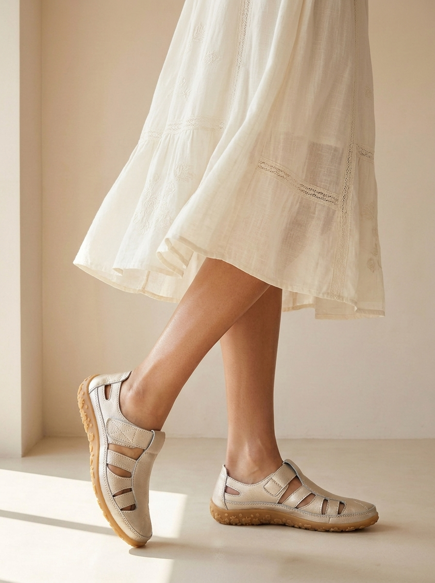 Clara | Chaussures Orthopédiques En Cuir À Enfiler