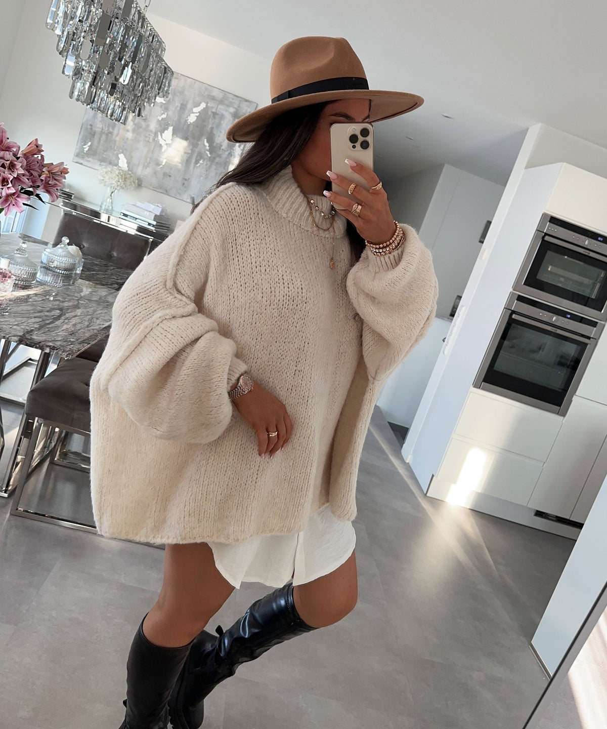 Elara | Pull Oversize Femme