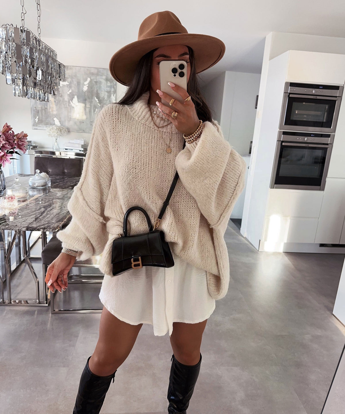 Elara | Pull Oversize Femme