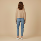 Elina - Cardigan Court Orné De Perles