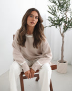 Rosalie | Pull Mélange Laine Col Rond Rayures Contrastées