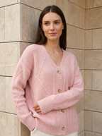 Aurélie | Cardigan En Maille Boutonné
