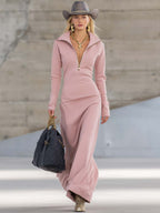 Élise | Robe Maxi Zippée