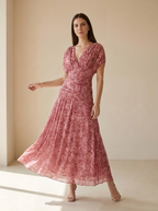 Evelyne | Robe Midi Élégante