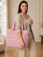 Solène | Sac Cabas Matelassé Grand Format