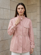 Camille | Veste Utilitaire Élégante à Taille Ajustable