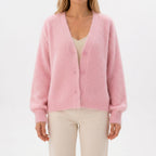 Alix | Cardigan Duveteux Boutonné